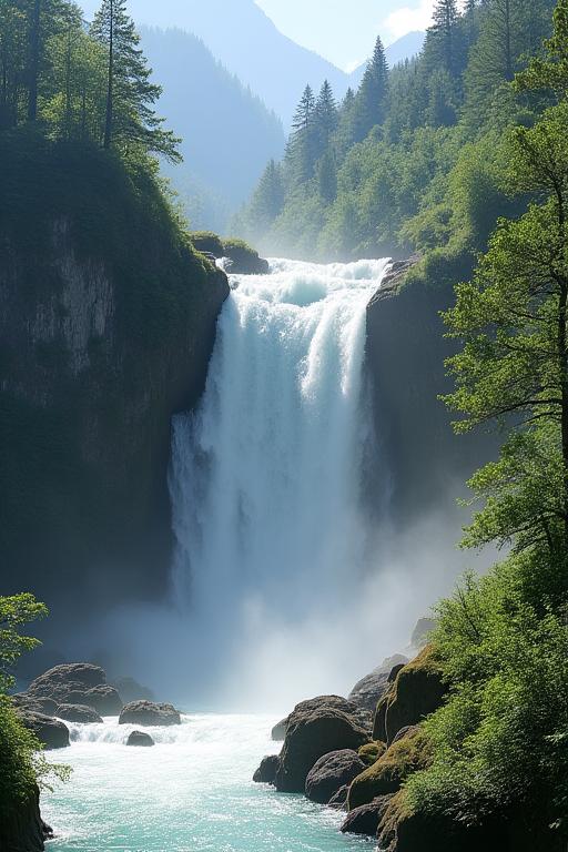 Die beeindruckenden Krimmler Wasserfälle im Nationalpark Hohe Tauern